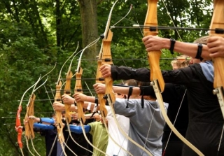 Archery adventure Cergy Pontoise. 